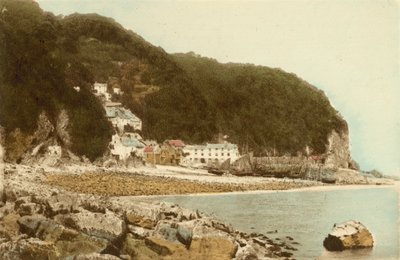 Clovelly vanaf het Strand door English Photographer